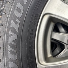 24年製 195/65R15　スタッドレスアルミセット　4穴　5穴マルチ　PCD100 の画像