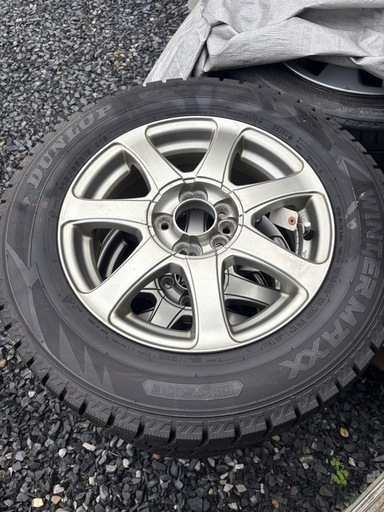 24年製 195/65R15　スタッドレスアルミセット　4穴　5穴マルチ　PCD100