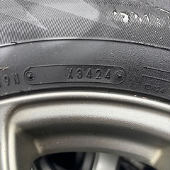 24年製 195/65R15　スタッドレスアルミセット　4穴　5穴マルチ　PCD100 の画像