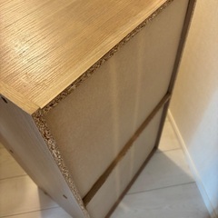 木製2段ボックスの画像