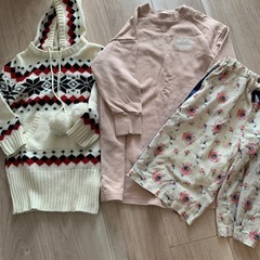 女の子　服　100から120 ダンボールいっぱいの画像