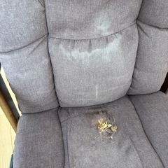 一人がけリクライニング椅子。の画像