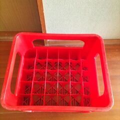 サッポロ　ビールケース　30本入　赤色の画像