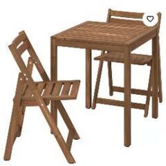 ガーデンテーブルの画像