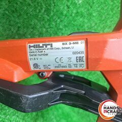 ✨ヒルティ　中古　BX3-ME　コンクリートネイラ　21.6V 2.6Ah　充電器・バッテリー×2✨うるま市田場✨の画像