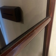 11/30まで マホガニー本棚　ガラス扉の画像