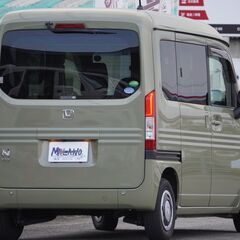 R.2(2020)年 ホンダ N-VAN +スタイル ファン ホンダセンシング 社外ナビ・フルセグTV・バックカメラ グリーン☆車検付き・整備渡・1年保証付☆の画像