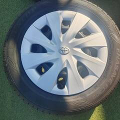 【中古】TOYOTA/トヨタ/アクア/鉄チン/スチールホイール/15インチ/DUNLOP/4本の画像