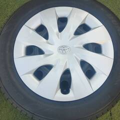 【中古】TOYOTA/トヨタ/アクア/鉄チン/スチールホイール/15インチ/DUNLOP/4本の画像