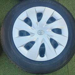 【中古】TOYOTA/トヨタ/アクア/鉄チン/スチールホイール/15インチ/DUNLOP/4本の画像