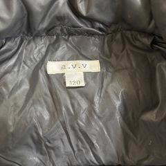 a.v.v 120 ダウン　黒　ダウン90％素材の画像