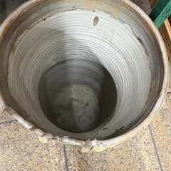 花瓶　傘立て　花柄の画像