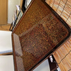 堆朱柄 こたつ板 2.5尺 未使用 引取限定の画像