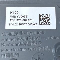 【配送可】美品 ほぼ未使用 ロジクール USB Windowsキーボード の画像