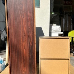 カラーボックス2台(大、小)の画像