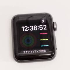 Apple Watch Series 3/GPS/38mm/A1858/スペースグレー〈MTF02J/A〉の画像