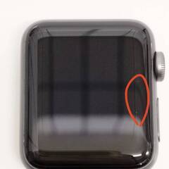 Apple Watch Series 3/GPS/38mm/A1858/スペースグレー〈MTF02J/A〉の画像