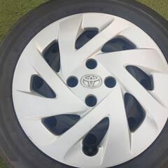 【中古】TOYOTA/トヨタ/アクア/鉄チン/スチールホイール/15インチ/BRIDGESTONE/4本の画像