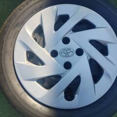【中古】TOYOTA/トヨタ/アクア/鉄チン/スチールホイール/15インチ/BRIDGESTONE/4本の画像