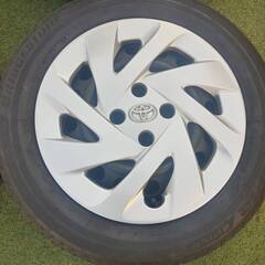 【中古】TOYOTA/トヨタ/アクア/鉄チン/スチールホイール/15インチ/BRIDGESTONE/4本の画像
