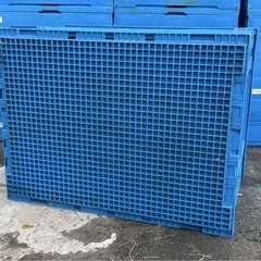 【愛知】40箱セット プラスチックコンテナ 店名刻印あり 約120L ブルー プラ箱/コンテナボックス/整理整頓/分別箱/仕分け箱 の画像