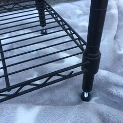 JM20457S)4段スチールラック 幅：約60cm 高さ：約120cm  奥行：約30cm 中古品【取りに来られる方限定】の画像