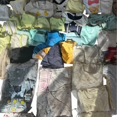 退院準備・洗い替えに♡ 新生児～60cm ベビー洋服まとめ売り 100点超の画像