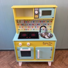 【トイザらス限定】JANOD 木製ハッピーデーわくわくIHキッチンの画像