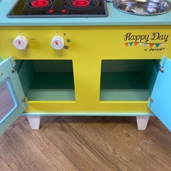 【トイザらス限定】JANOD 木製ハッピーデーわくわくIHキッチンの画像