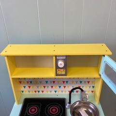 【トイザらス限定】JANOD 木製ハッピーデーわくわくIHキッチンの画像