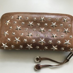 良品 ジミーチュウ ラウンドファスナー 長財布 男女の画像