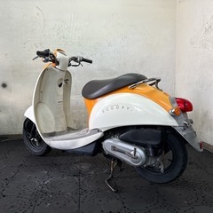 HONDA ホンダ クレアスクーピー AF55 お洒落で可愛い４サイクル原付バイク 通勤通学配達にオススメ 福岡市内発 全国どこでも陸送可能の画像