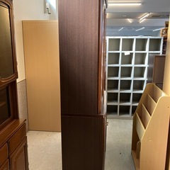 K2511-320 松田家具 EDWARD ガラスキャビネット キズ汚れ有りの画像