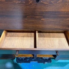 ライティングビューロー　ライティングデスク ビンテージ　無垢　オシャレの画像