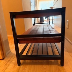 テレビボード　幅115センチ　無垢材　美品　　 　の画像