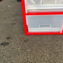 リサイクルショップどりーむ荒田店　No3282　三段収納　キズ有の画像