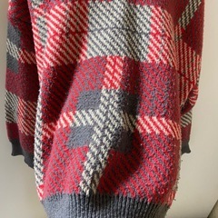 チェックニットの画像