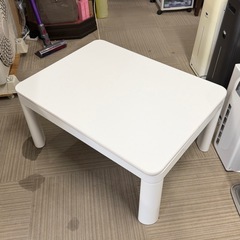 【超美品‼️】ニトリ 2022年製 80cm幅カジュアルこたつ 家具調コタツ 天板リバーシブル ホワイト×木目調ナチュラル♪の画像