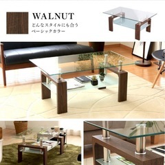 【幅100cm】棚板つき ガラステーブルの画像