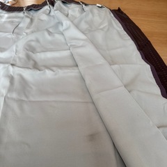 厚地カーテン　２枚の画像