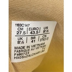 美品‼️オニツカタイガー　デンティグレパフスニーカーベージュ27.5cmの画像