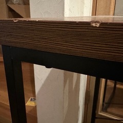 【傷あり】ニトリ デスク(N ステイン 120 BR) の画像