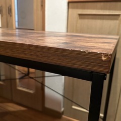 【傷あり】ニトリ デスク(N ステイン 120 BR) の画像