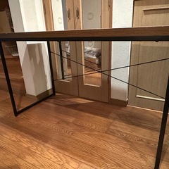 【傷あり】ニトリ デスク(N ステイン 120 BR) の画像