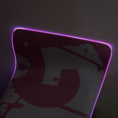 光るゲーミングマウスパッド　GTRACING　横80cm　縦30cmの画像