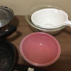 【☆無料☆】調理器具　鍋　フライパン　ボウル　フライ返し《まとめ売り》の画像