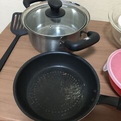 【☆無料☆】調理器具　鍋　フライパン　ボウル　フライ返し《まとめ売り》の画像