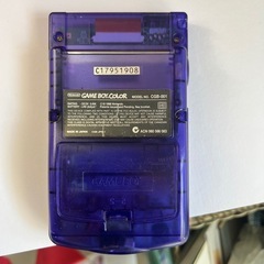 ゲームボーイカラー  スケルトンの画像