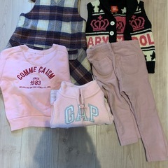 女の子　子供服　サイズ80-90 ダンボールいっぱいの画像