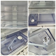 三菱 ノンフロン冷凍冷蔵庫 MR-B46J-W 2024年製 5ドア MITUBISHI ホワイト 白 クリスタルピュアホワイト 455L の画像